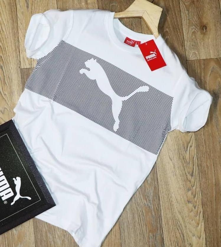 white puma drift tshirt